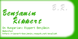 benjamin rippert business card